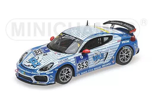 【】ミニカー 1/43 ポルシェ ケイマン GT4 クラブスポーツ KEILWERTH/WAWER/THOMSEN/ASSMANN 24時間 ニュルブルクリング 2016 [437166153]