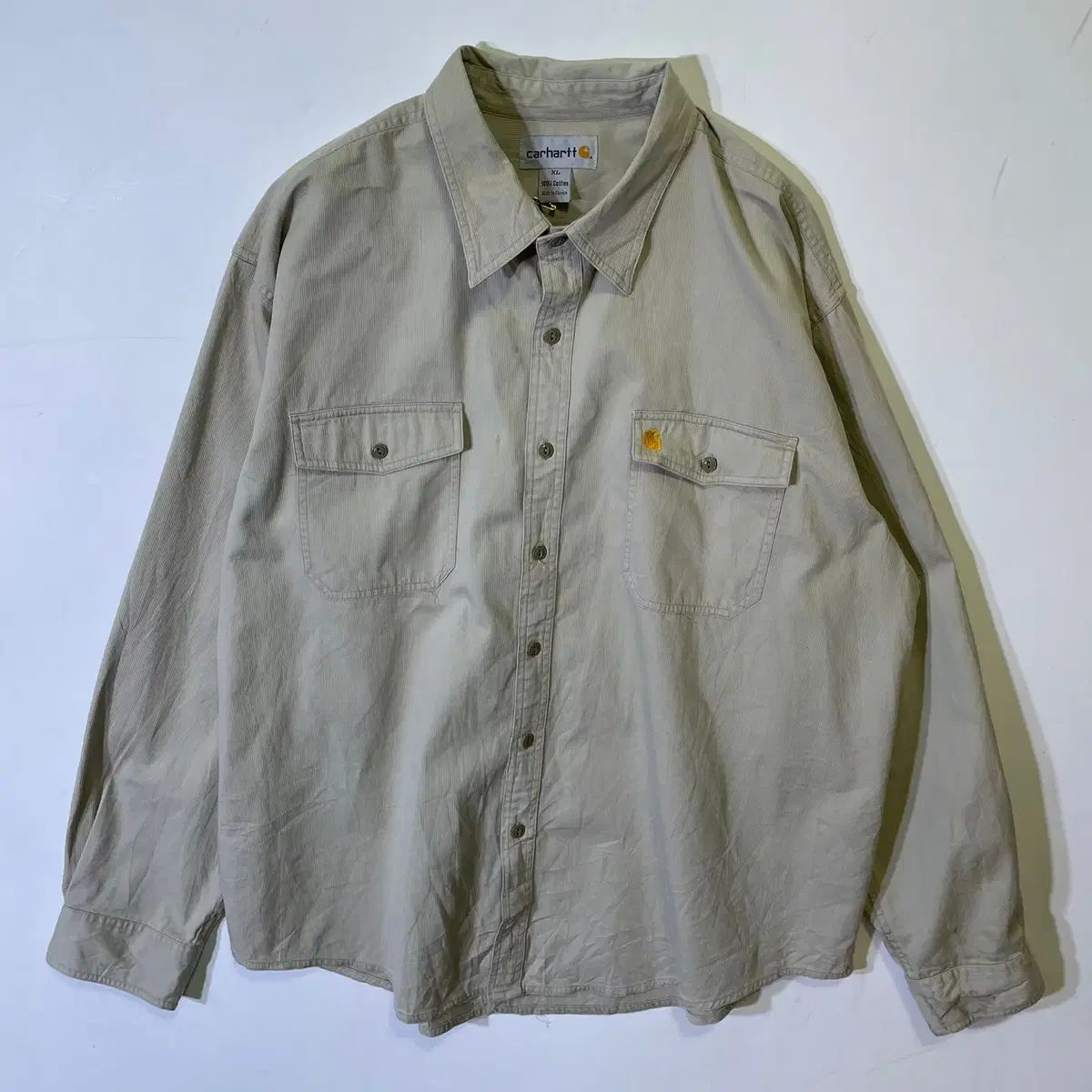 【雷市場（ポンジャン）商品韓国直送】 ヴィンテージ ワーク Carhartt(カーハート) シャツ （ 110 ／ A6_3000 ）