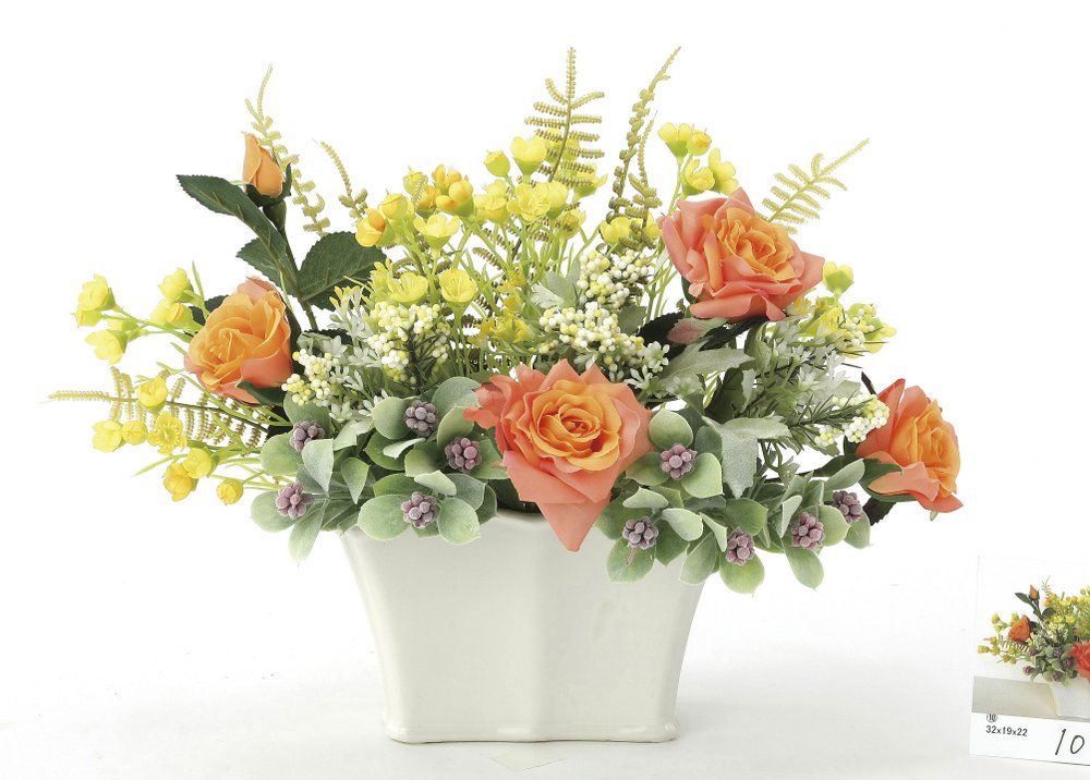 アートフラワー 造花 フェイスカラー〔テーブルタイプ〕/光触媒 観葉植物 ウンベラータ フェイクグリーン 花 胡蝶蘭 開店祝い 開業祝い 誕生祝い 造花 アートフレーム おしゃれ 飾る Mサイ
