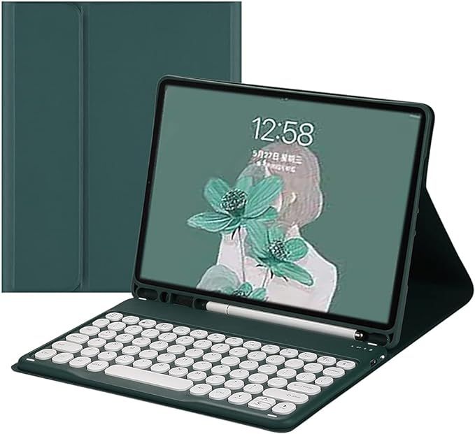 iPad mini1/2/3/4/5 濃い緑 iPad Mini5キーボードケース iPad mini5