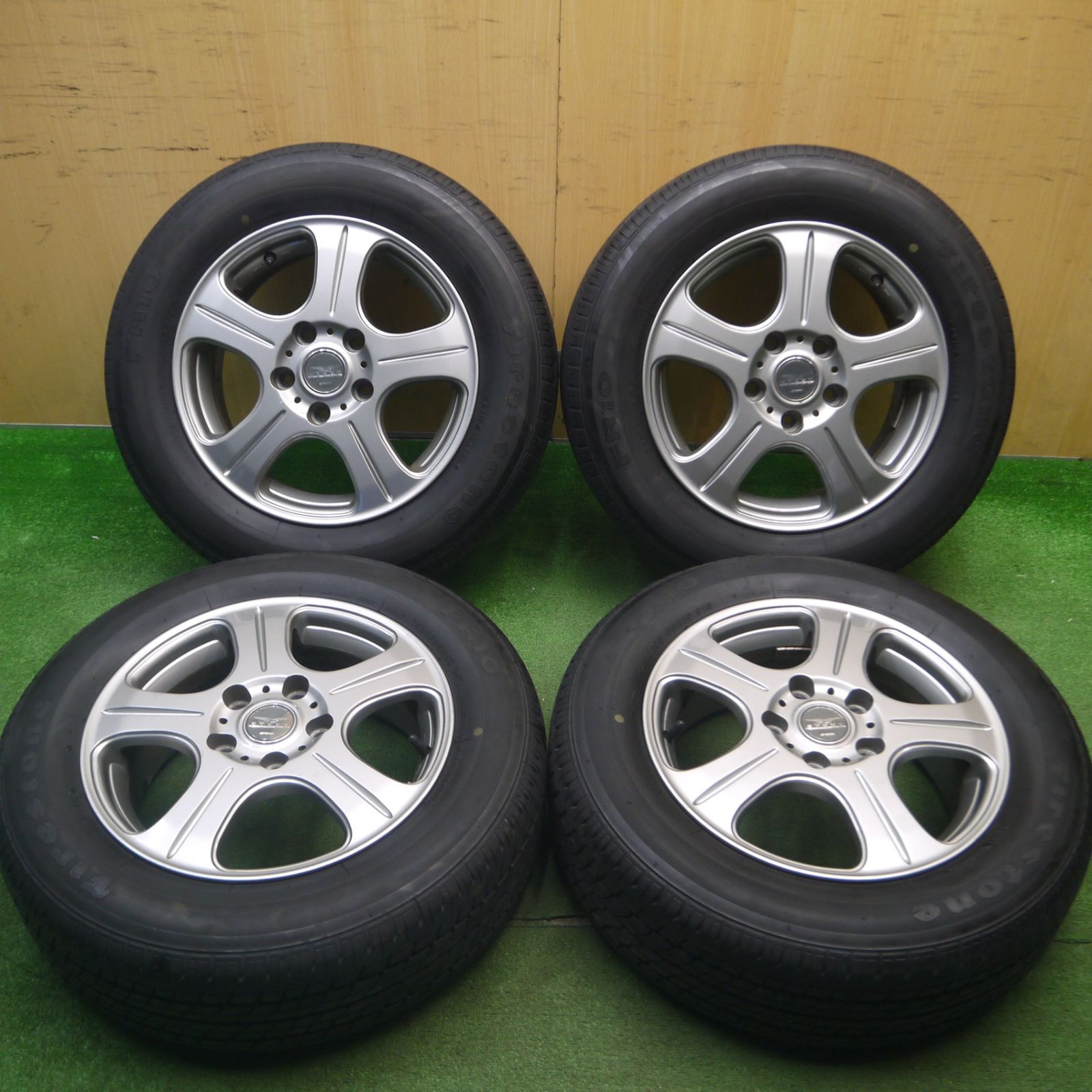 [送料無料] 4本価格WORK STEEZ 195/65R15 ファイアストン FR10 ワーク スティーズ 15インチ PCD114.3/5H5020709Hノ
