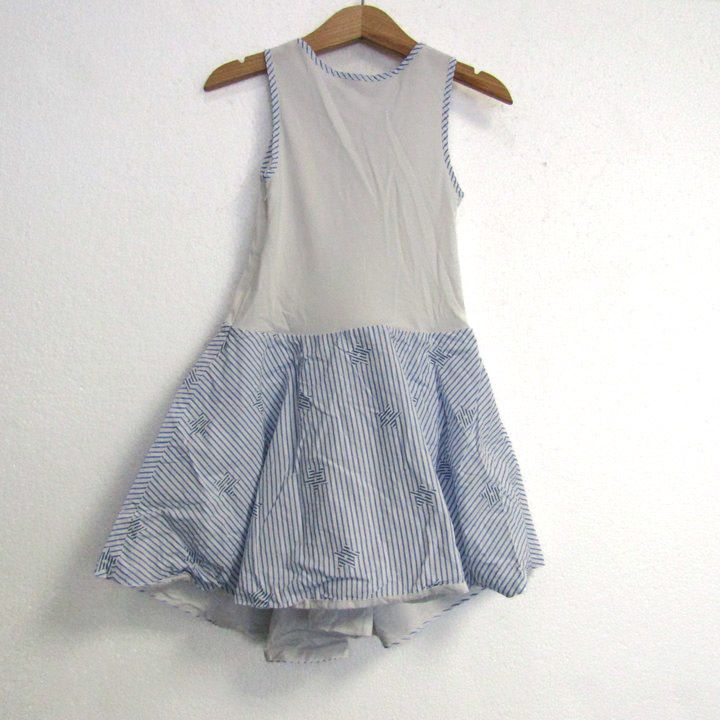 中古 クリスチャンディオール ワンピース ノースリーブ L 綿 ホワイト