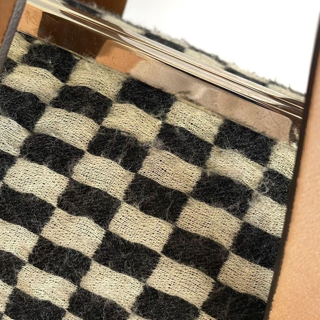 MARNI マルニ ハンドバッグ トートバッグ ブロックチェックがま口 