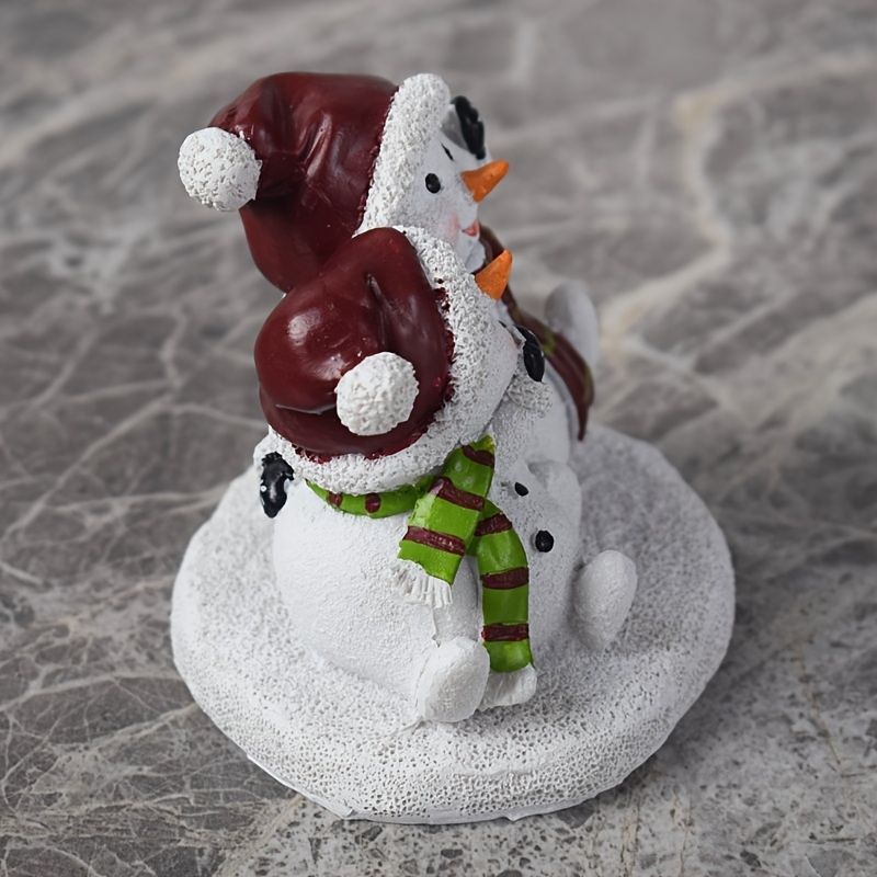 ガーデンオーナメント 2つの雪だるま