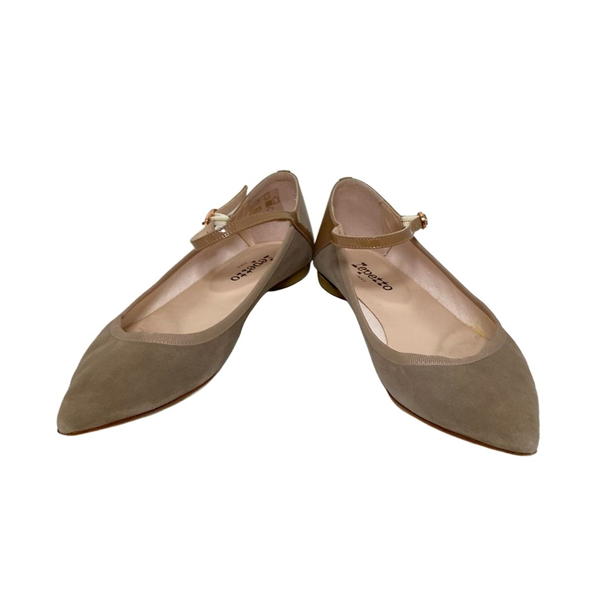 Repetto ブラウン フラットシューズ 40 フランス製 レペット Repetto