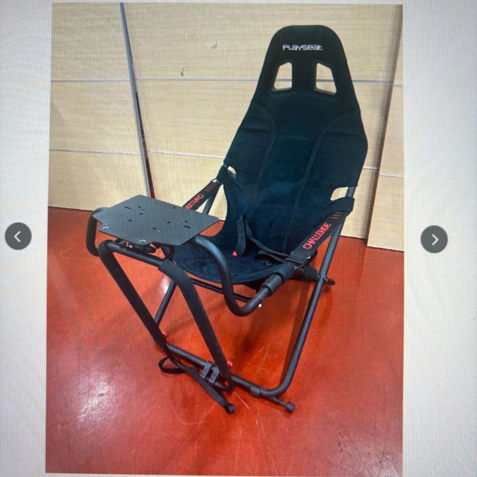 Playseat Challenge ゲーミングチェア ブラック 黒