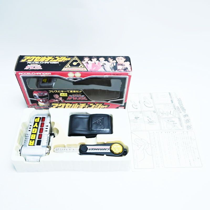 BANDAI - 激走戦隊カーレンジャー　アクセルチェンジャー　動作確認済　特撮ヒーロー 激走戦隊カーレンジャー アクセルチェンジャー 動作確認済み