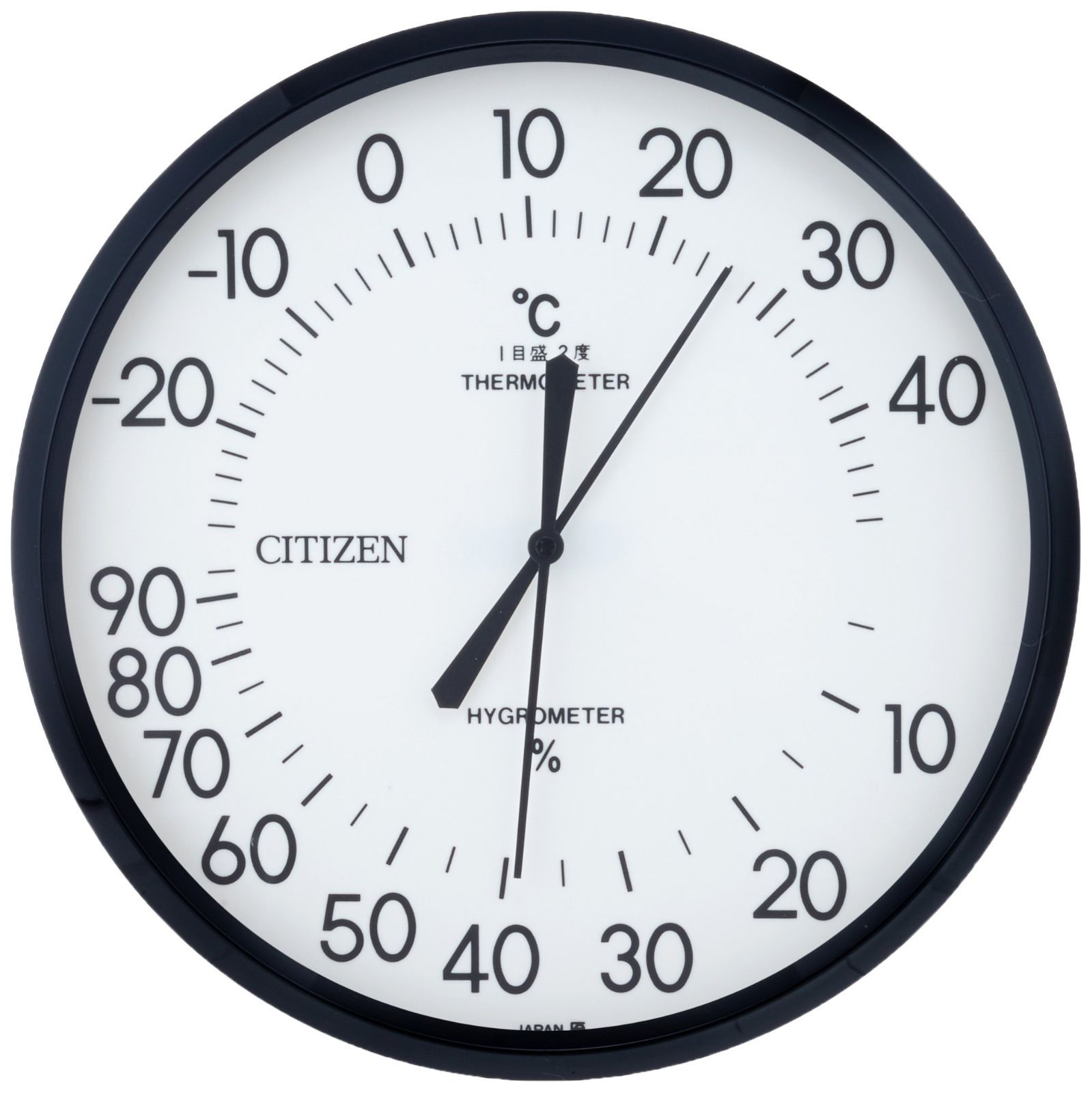 【フォロー割】湿度 計 ・ 掛け 温度 タイプ TM-42 シチズン 白 CITIZEN リズム(RHYTHM) 9CZ013-003