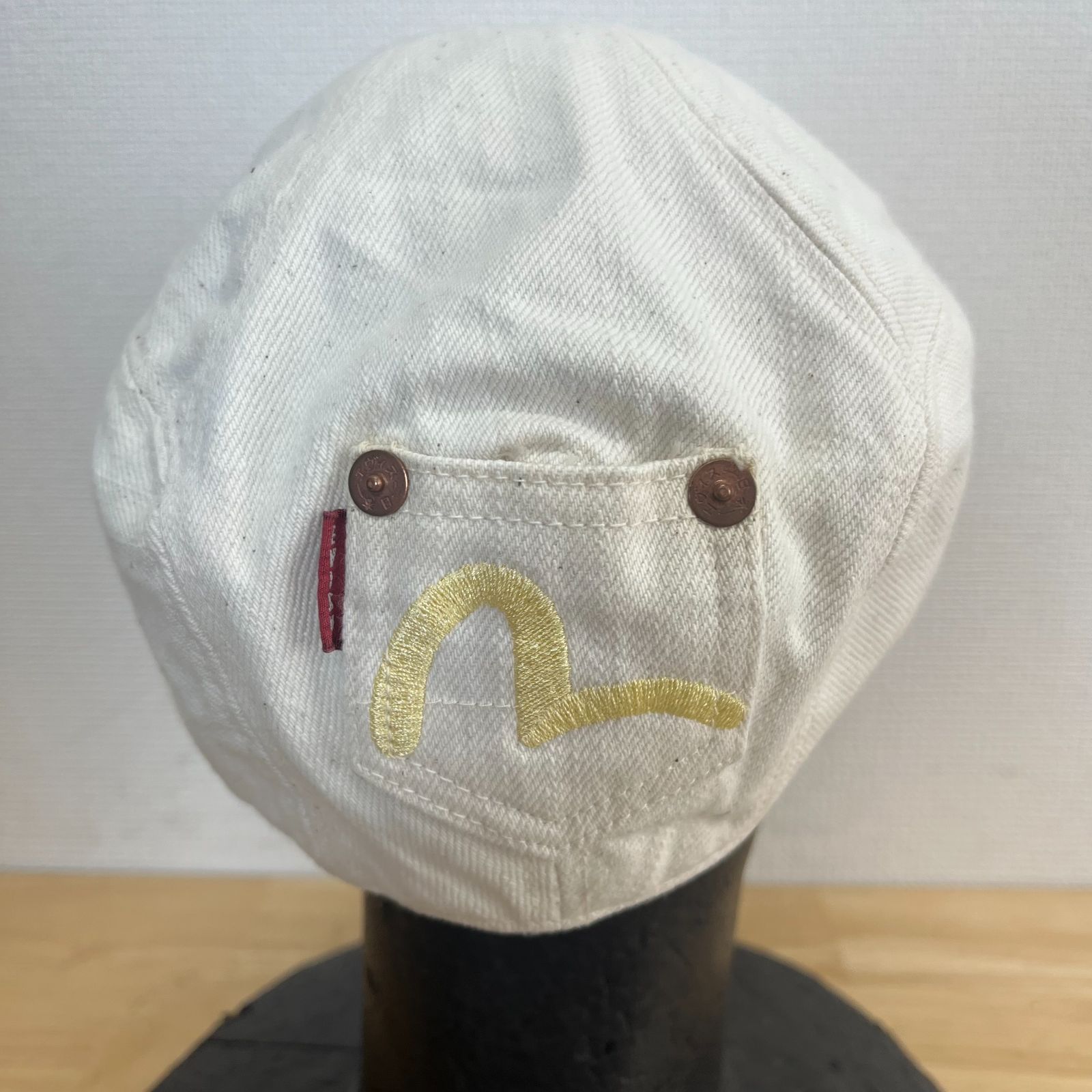 EVISU エヴィス デニムハンチング 帽子 ロゴ 刺繍 M 10125726