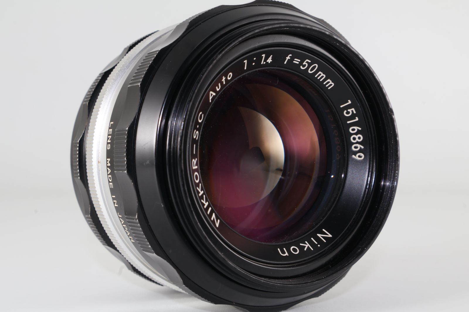 NIKON NIKKOR-SC 50mm f1.4 ニコン オールドレンズ Nikon Nikkor-S.C