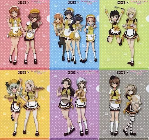 中古】クリアファイル 全6種セット A4クリアファイル 「ココス