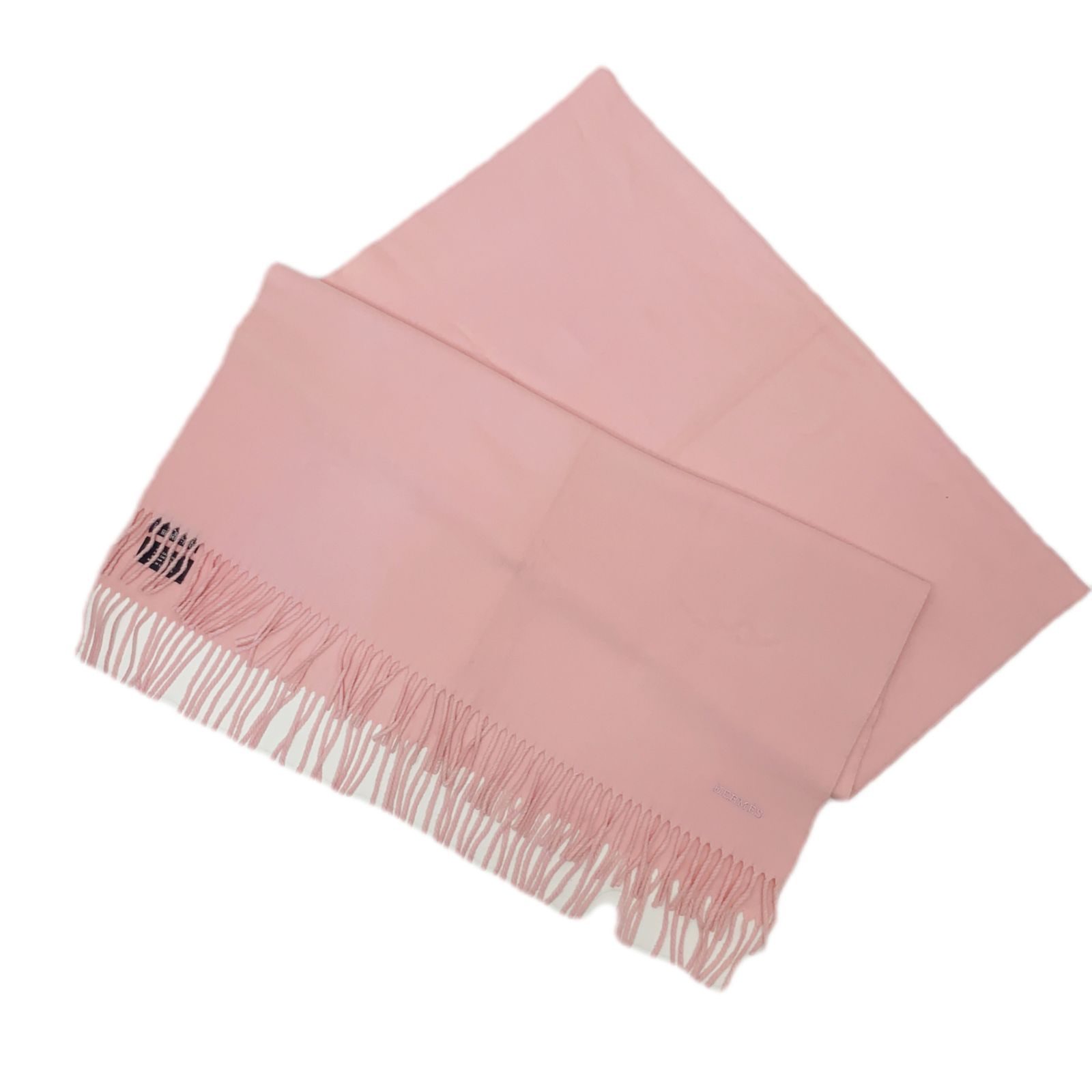 楽天市場】エルメス カシミヤ100％ ピンク系 大判ストール マフラー