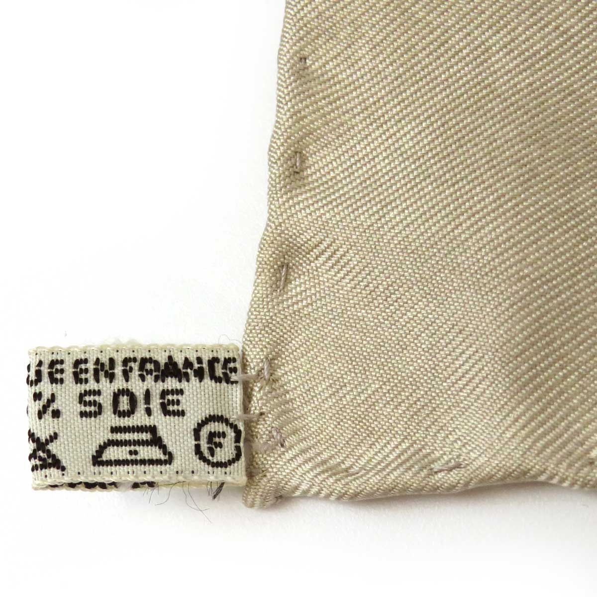 エルメス カレ90 Le Toifevin スカーフ ユニセックス ベージュ系