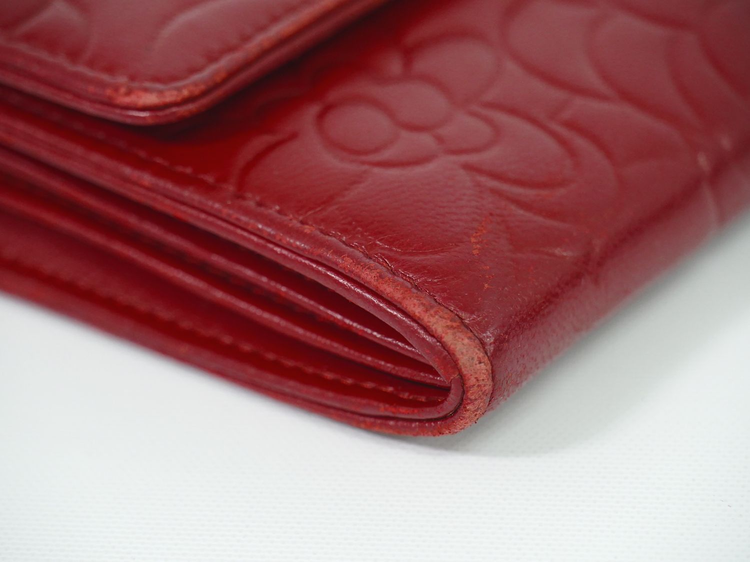 本物 シャネル CHANEL ココマーク カメリア 長財布 ロングウォレット  