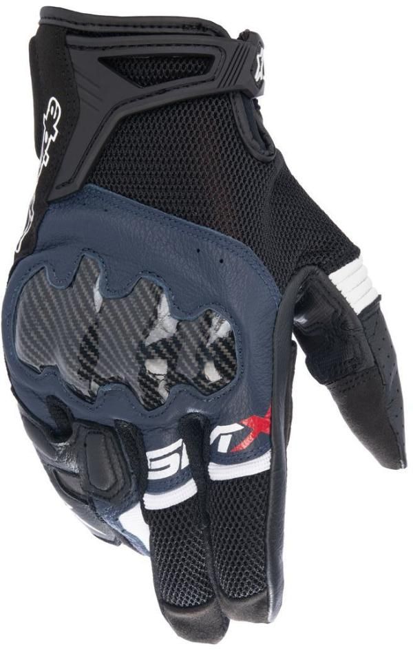 【新品・2営業日で発送】ALPINESTAR アルパインスターズ 【必ず購入前に仕様をご確認下さい】SMX-R GLOVE ASIA 1722 BK DK BL WH M 3567222