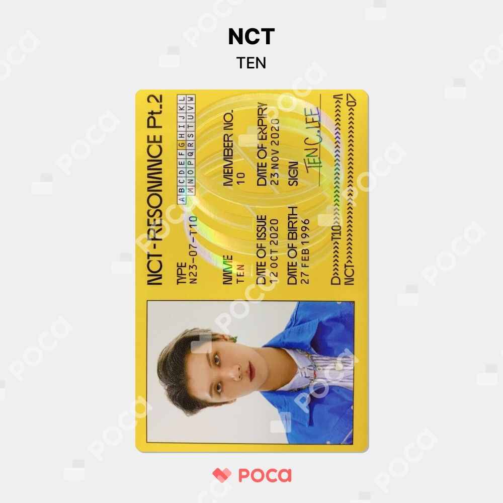 NCT HOME テン マカロン第2弾 スペシャルトレカ 2枚セット NCT テン トレカ RESONANCE Pt.2 TRADING CARD SET MD 公式