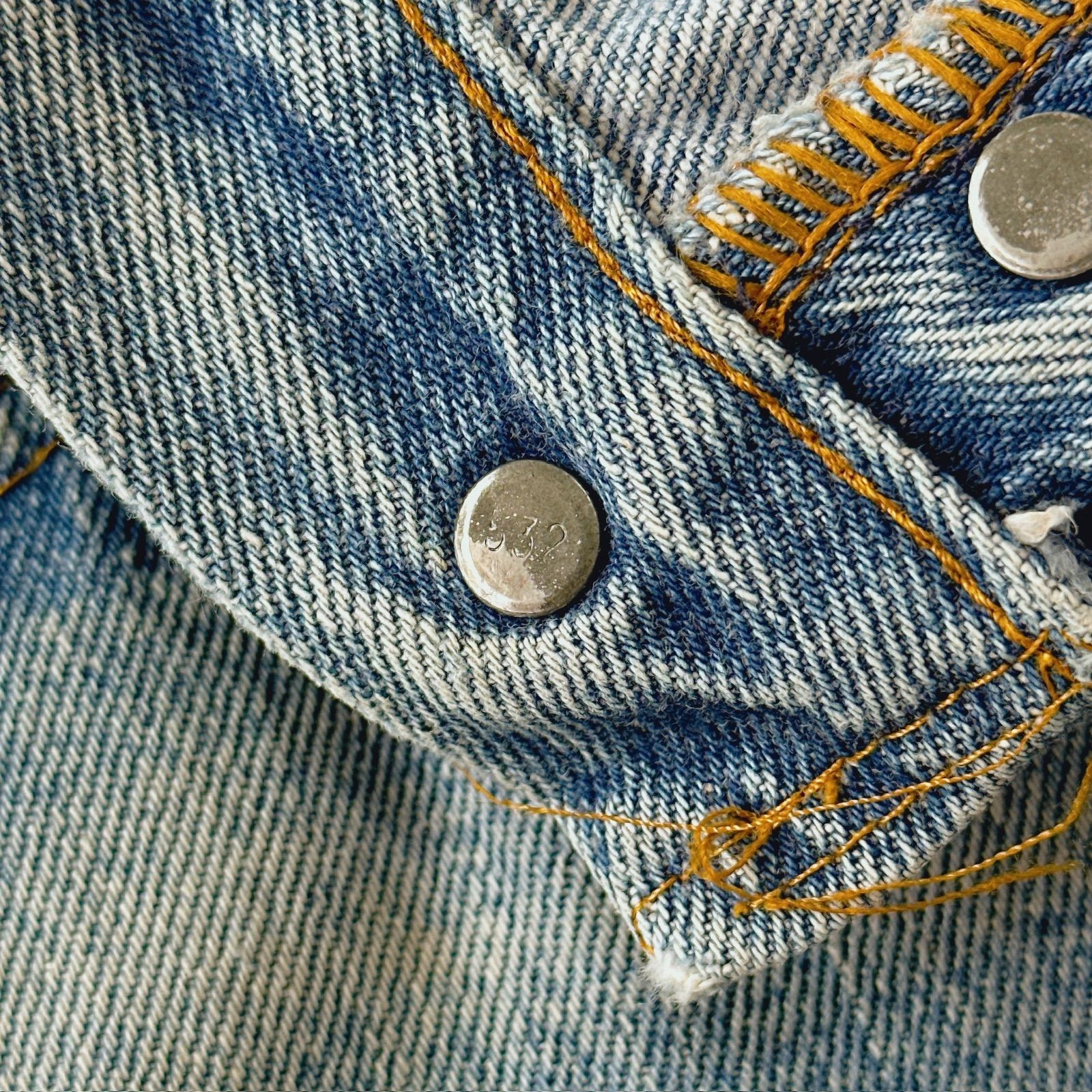 80s USA製 リーバイス501 ストレートデニム ハチマル 刻印532 R2312 