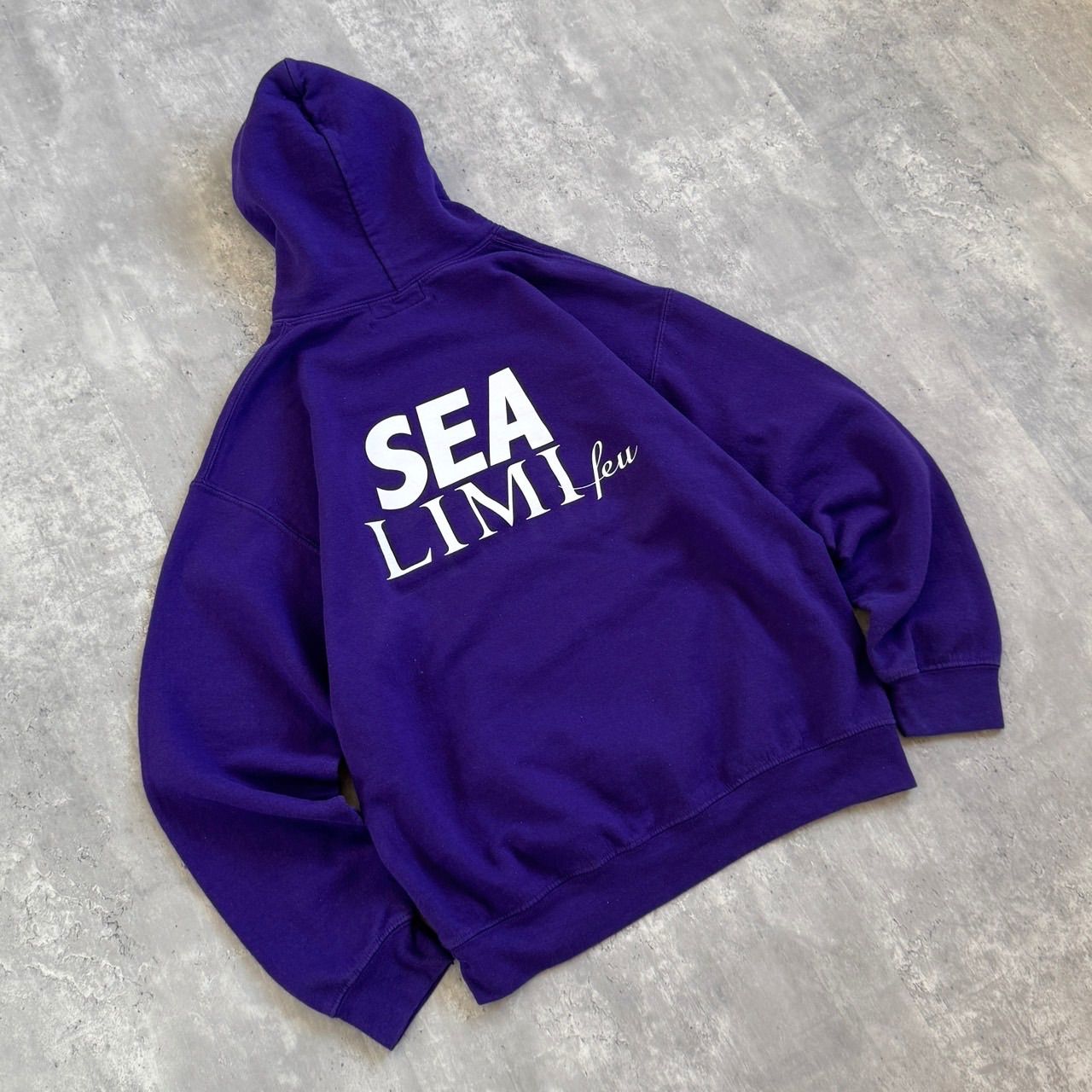 WIND AND SEA × LIMI feu ウィンダシー リミフゥ 20SS プルオーバーフーディー パープル LN-T56-037