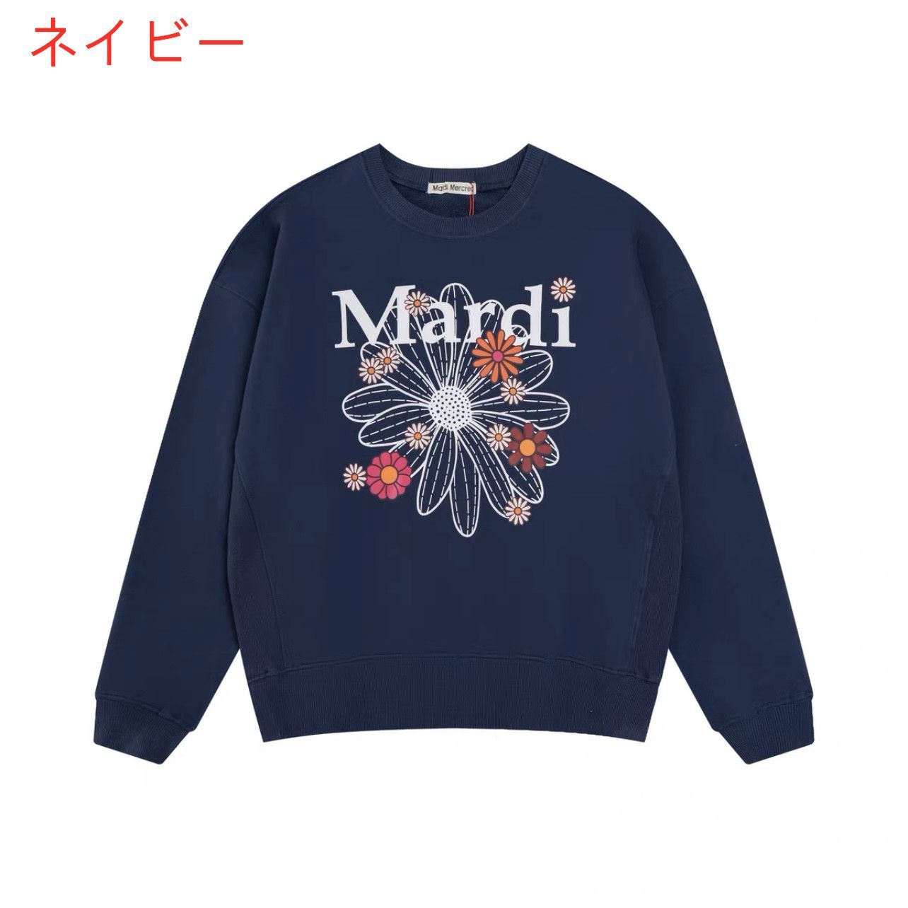 Mardi Mercredi マルディメクルディ トレーナー スウェット 刺繍 プリント 長袖 レディース ファッション 人気 新作 男女兼用 -  メルカリ