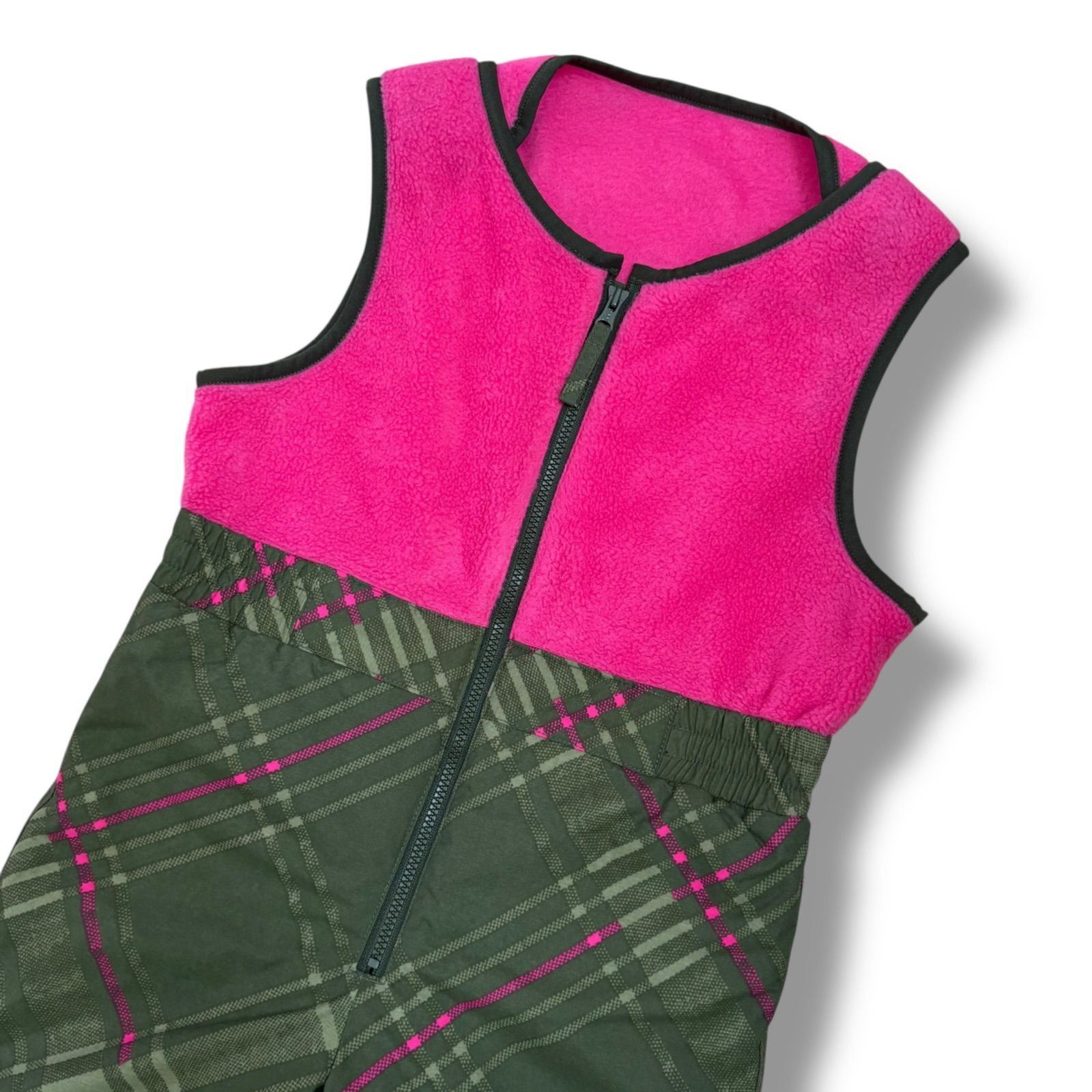 セットアップ ピンク×カーキ