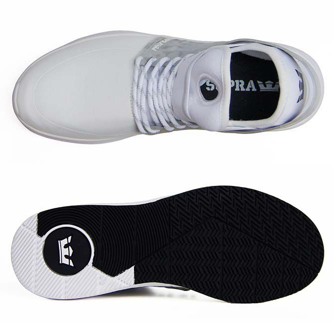 23cm SUPRA スープラ SKYTOP5 V スカイトップ5 WHITE-BLACK