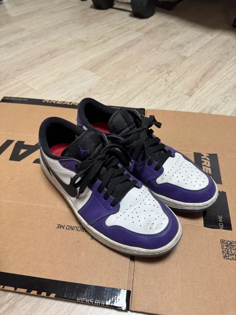 ナイキ ジョーダン1 ロー ゴルフ コート パープル 275mm