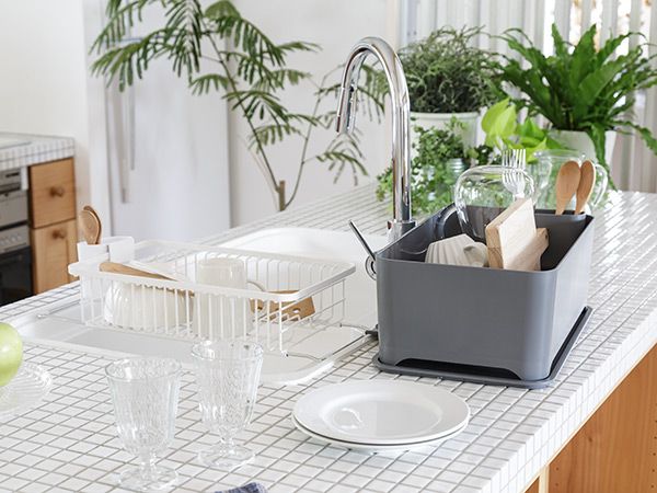 洗い桶 コンパクトにまとまる水切りセット
