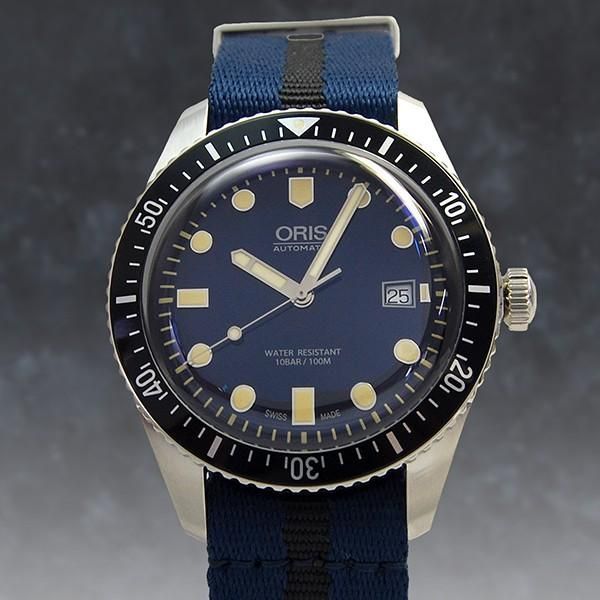 オリス ORIS ダイバーズ65 42mm サテン 733 7720 4055D　BL