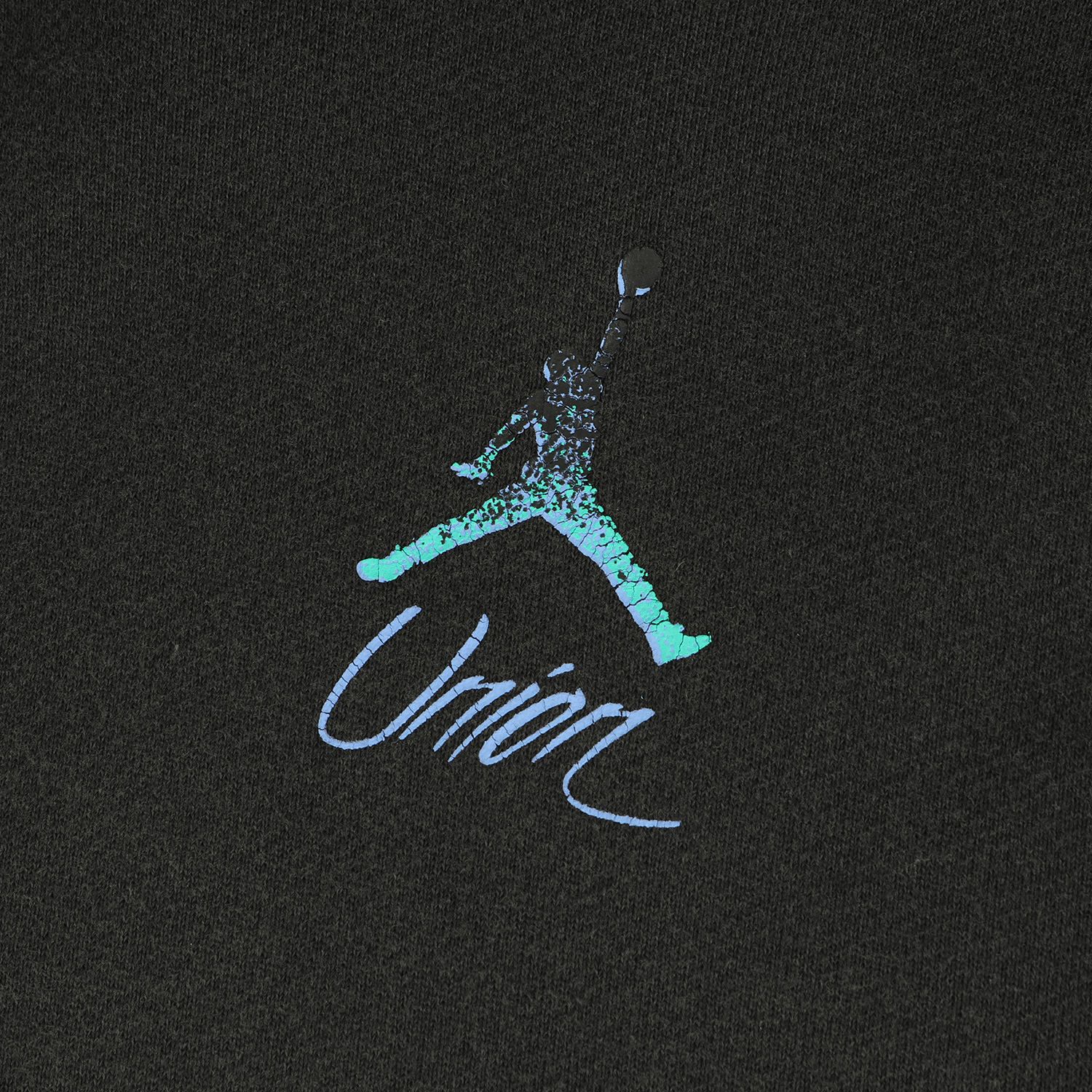 NIKE ナイキ パーカー ブラック 黒 サイズ:M | UNION JORDAN フェード