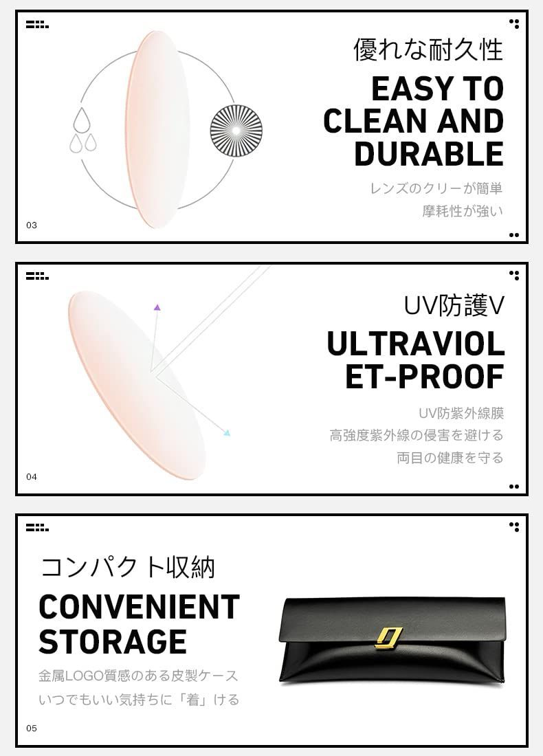 色: 四角形三釘ブラックレンズ】MYOMY サングラス BOSIEシリーズ T