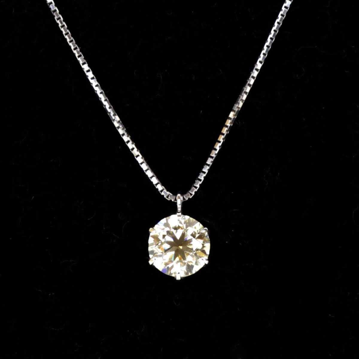 美品『USED』Pt850/Pt900/ダイヤモンド ネックレス 1.002ct - メルカリ