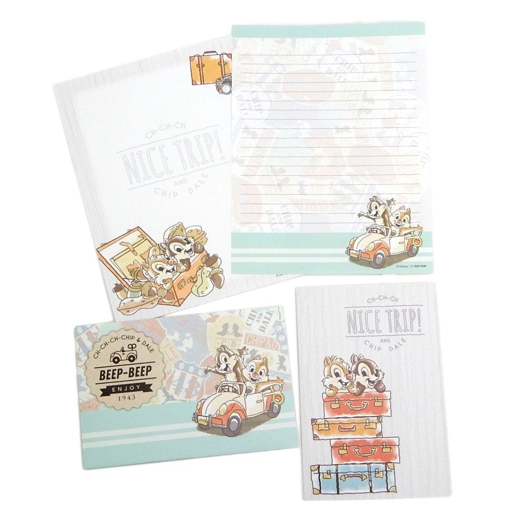 メール便】チップ＆デール 手紙セット 2085887 グッズ レターセット