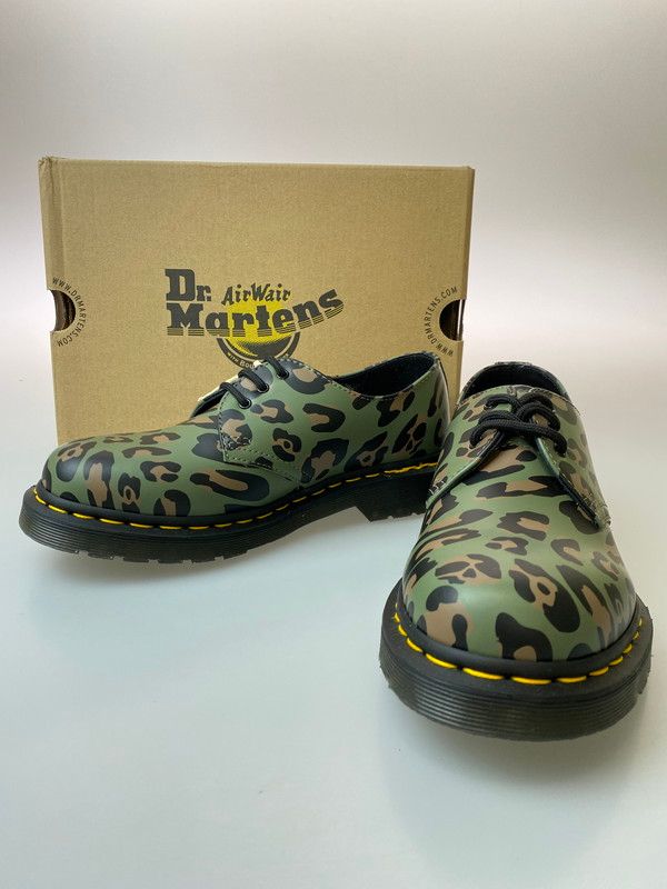 中古品】Dr.Martens ドクターマーチン DISTORTED LEOPARD CAMO 3HOLE