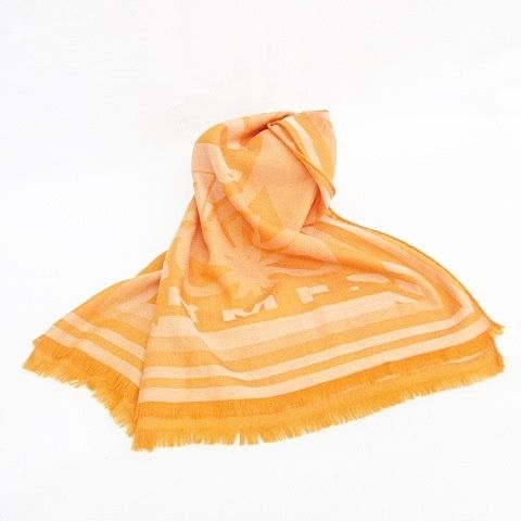 エルメス HERMES ストール マフラー ショール フリンジ 馬 メリノ  