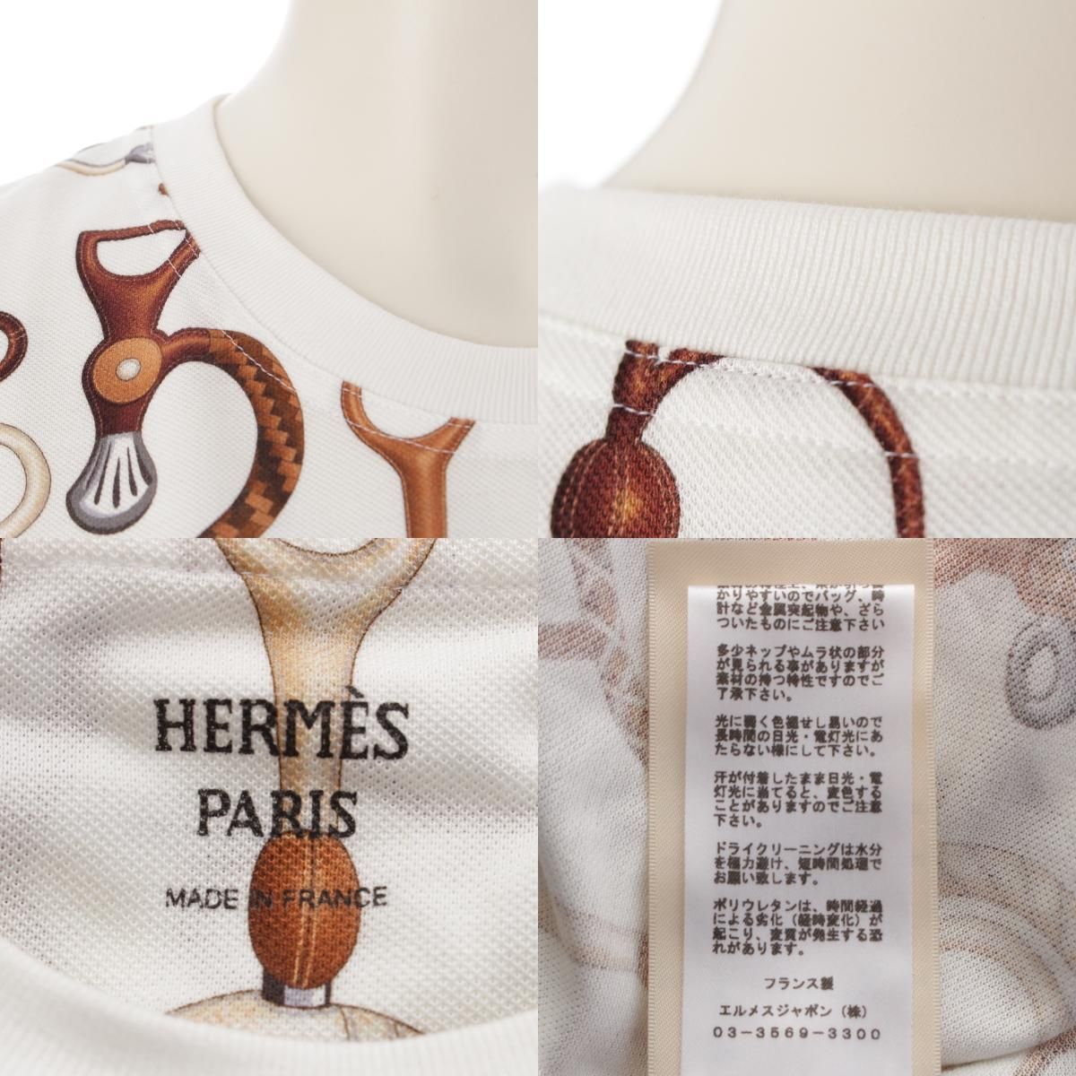 エルメス 24SS Panoplie Tout Cuir コットン ショートスリーブ T