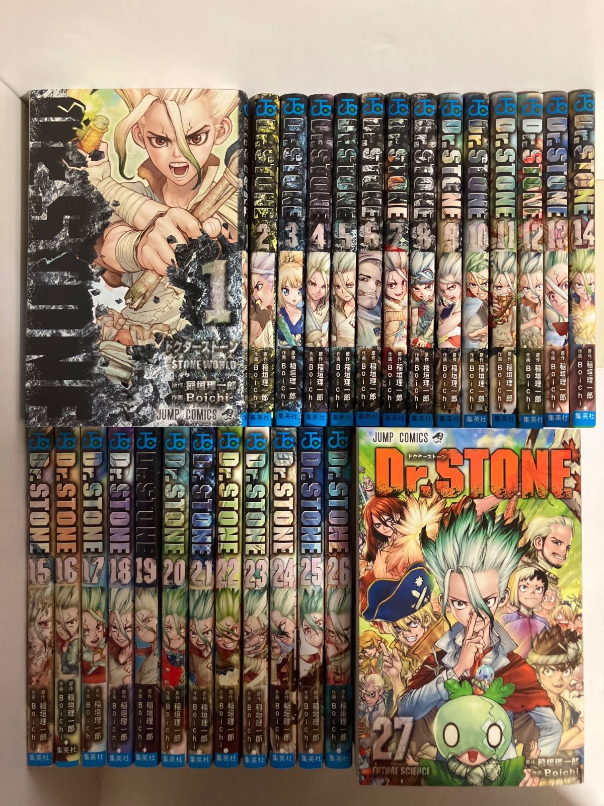 Dr.STONE 全巻セット 1～27巻【完結】　稲垣理一郎　Boichi Amazon.co.jp: ドクターストーン 全巻 Dr.STONE 1-27巻 セット