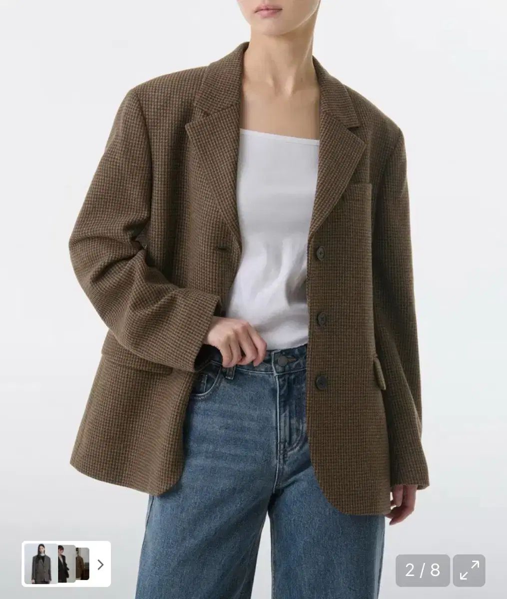 ボタン ブレザー