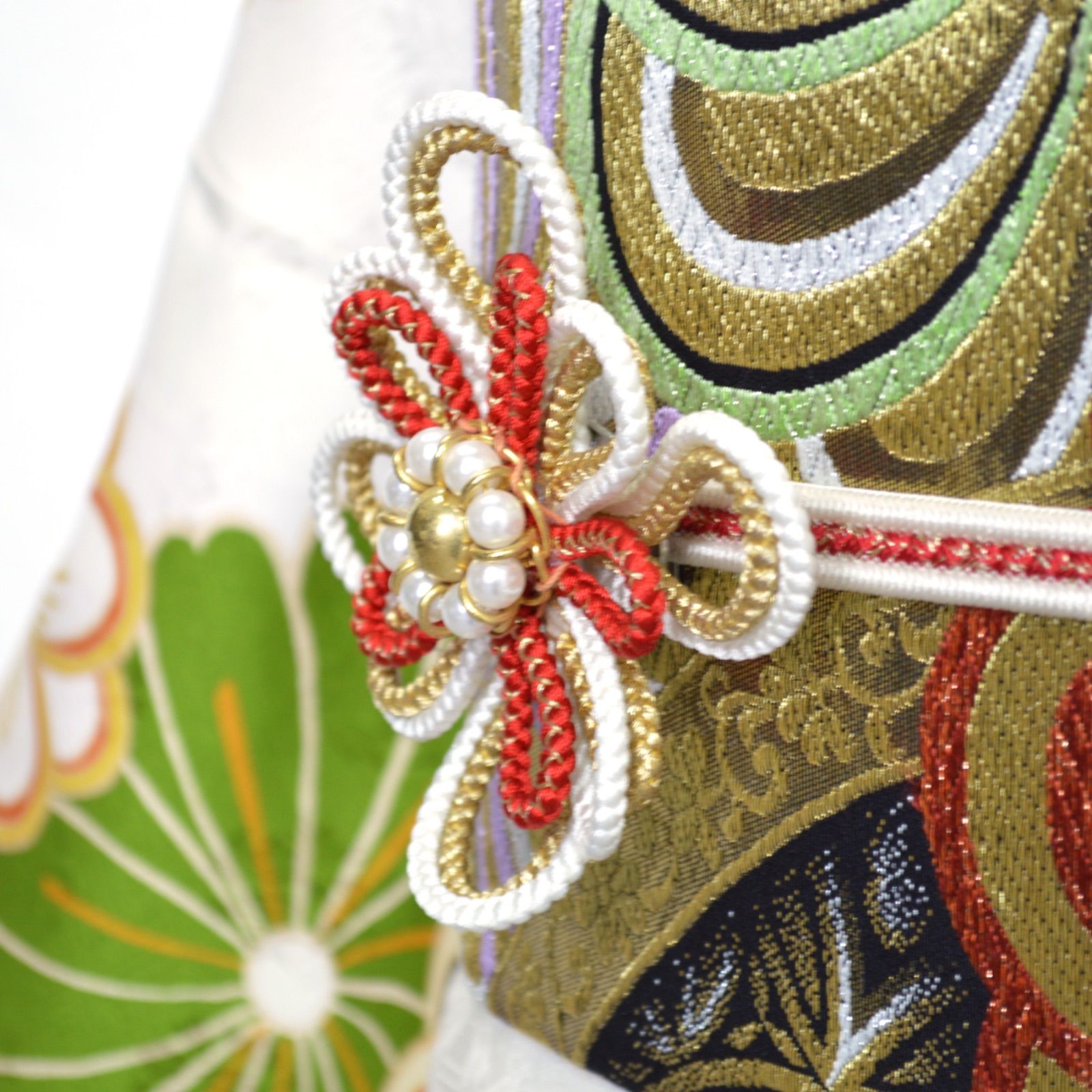 美品》正絹 振袖フルセット S〜Lサイズ 成人式 金駒刺繍 大柄 豪華