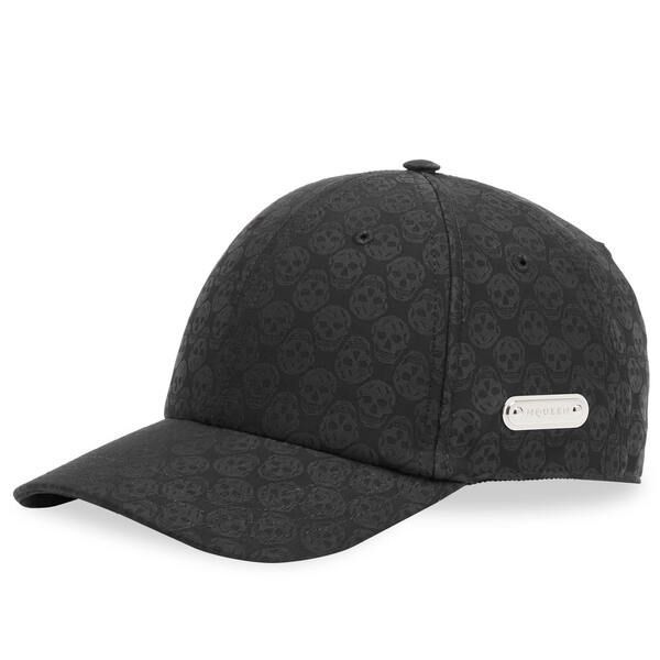 Alexander McQueen キャップ 黒 Alexander McQueen アレキサンダー・マックイーン ロゴ キャップ