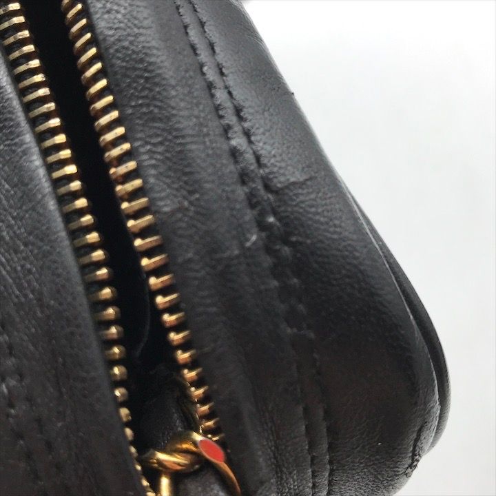 良品 CHANEL シャネル デカココマーク マトラッセ ラムスキン ターンロック チェーン ショルダー バッグ ブラック a4983 CHANEL - 良品 CHANEL シャネル デカココマーク マトラッセ ラムスキン