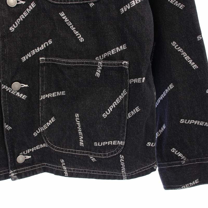 シュプリーム SUPREME 17SS denim logo chore coat デニムジャケット