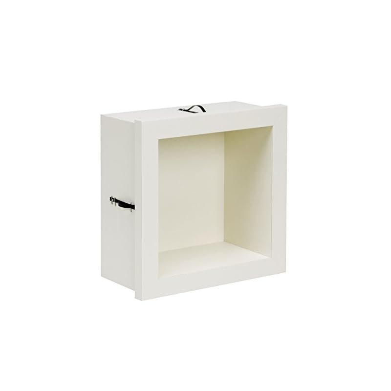 南海プライウッド 飾り棚 ミニッチ シェルホワイト 210×210×99.5mm MN15-2001