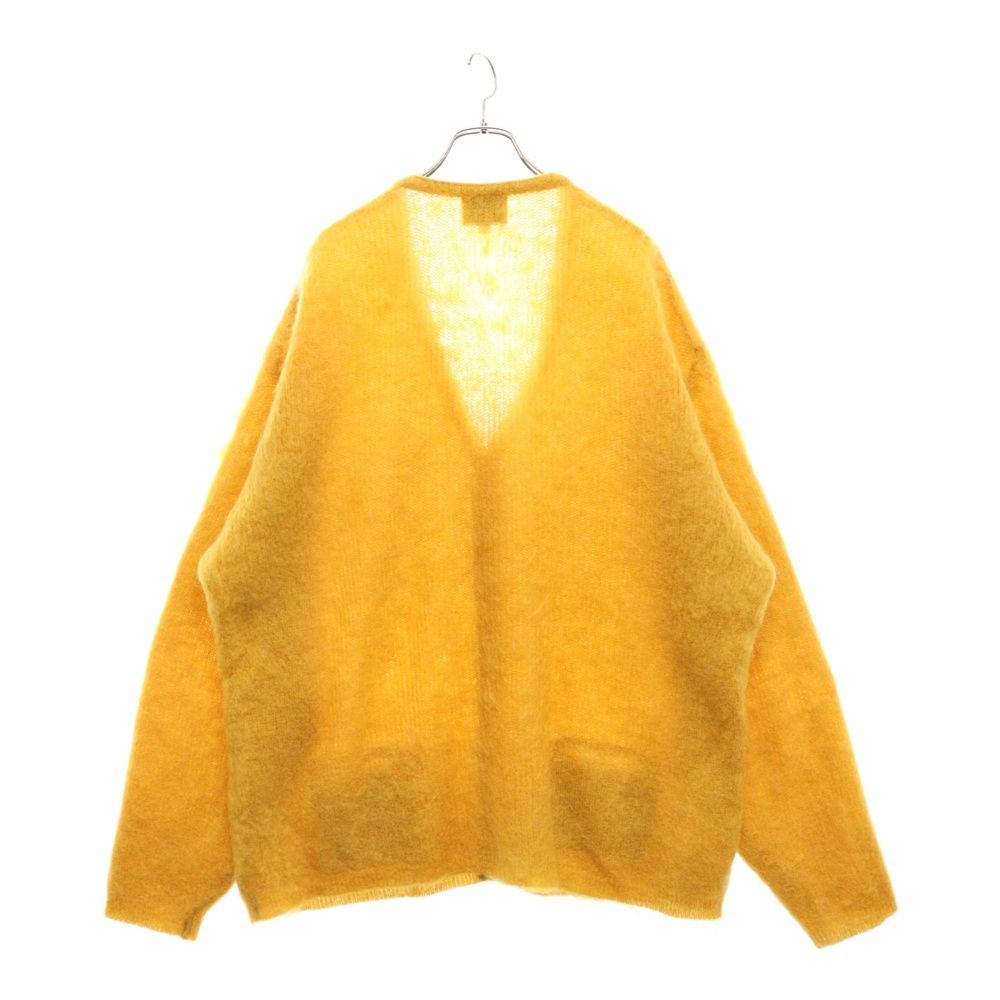 STEP ステップアヘッド STEPAHEAD モヘア カーディガン イエロー系 L