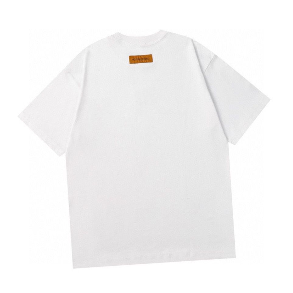 今日特価】Louis Vuitton エンボスロゴ T シャツ（B/W/G）/LV