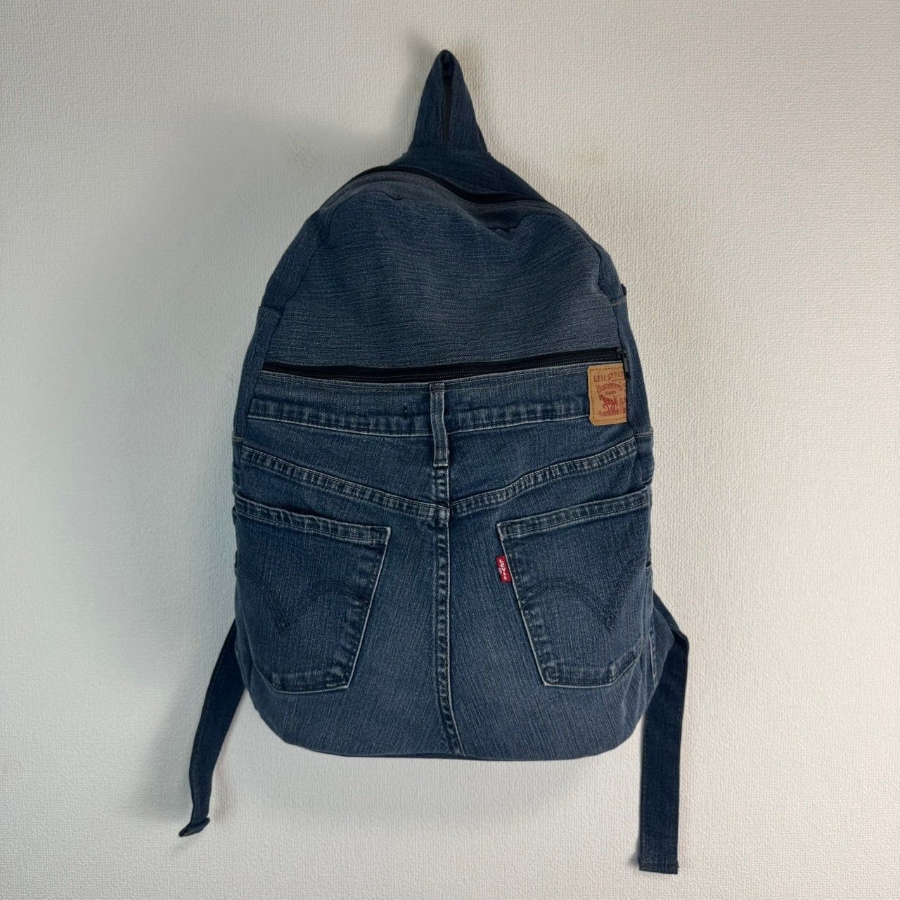 バンドメイド リメイクデニム リュック バックパック インディゴブルー