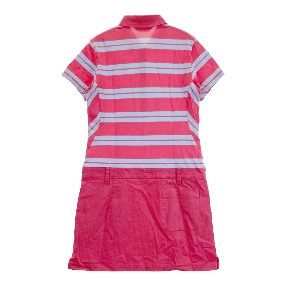 MUNSING WEAR ワンピース サイズ：M MUNSING WEAR マンシングウェア 半袖ワンピース ボーダー柄