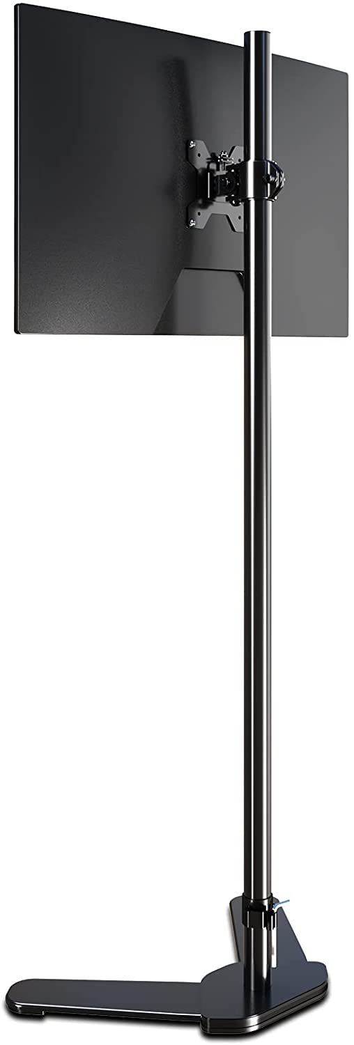 【人気商品】置き型 アーム抜き 自立式PCモニタースタンド 120CM高いアーム 13-27インチ対応 液晶ディスプレイ Pholiten スタンド VESA規格75-100mm 耐荷重10kg(ML61201)