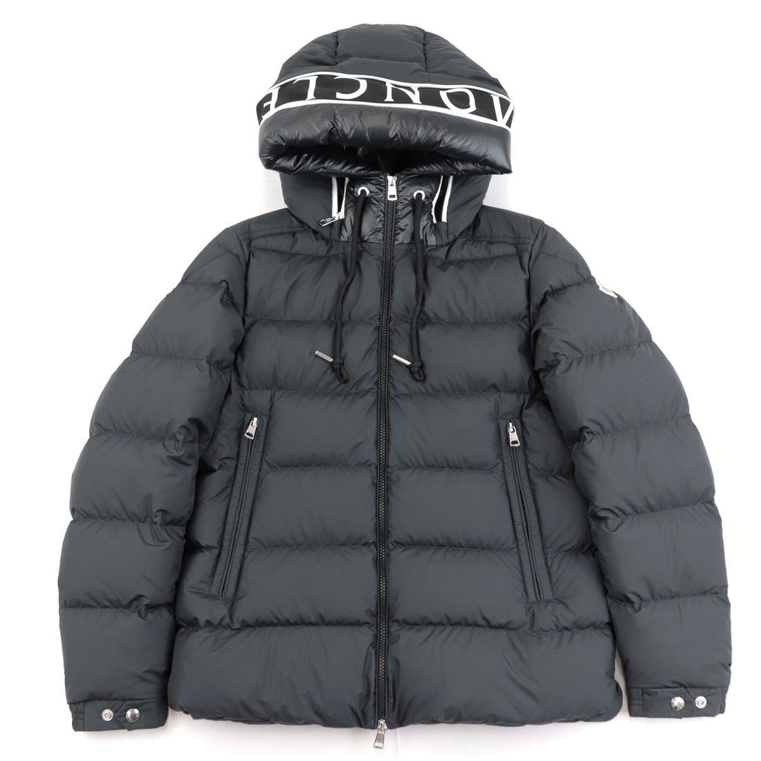美品 モンクレール 22AW Cardere フードロゴ ダウンジャケット メンズ 