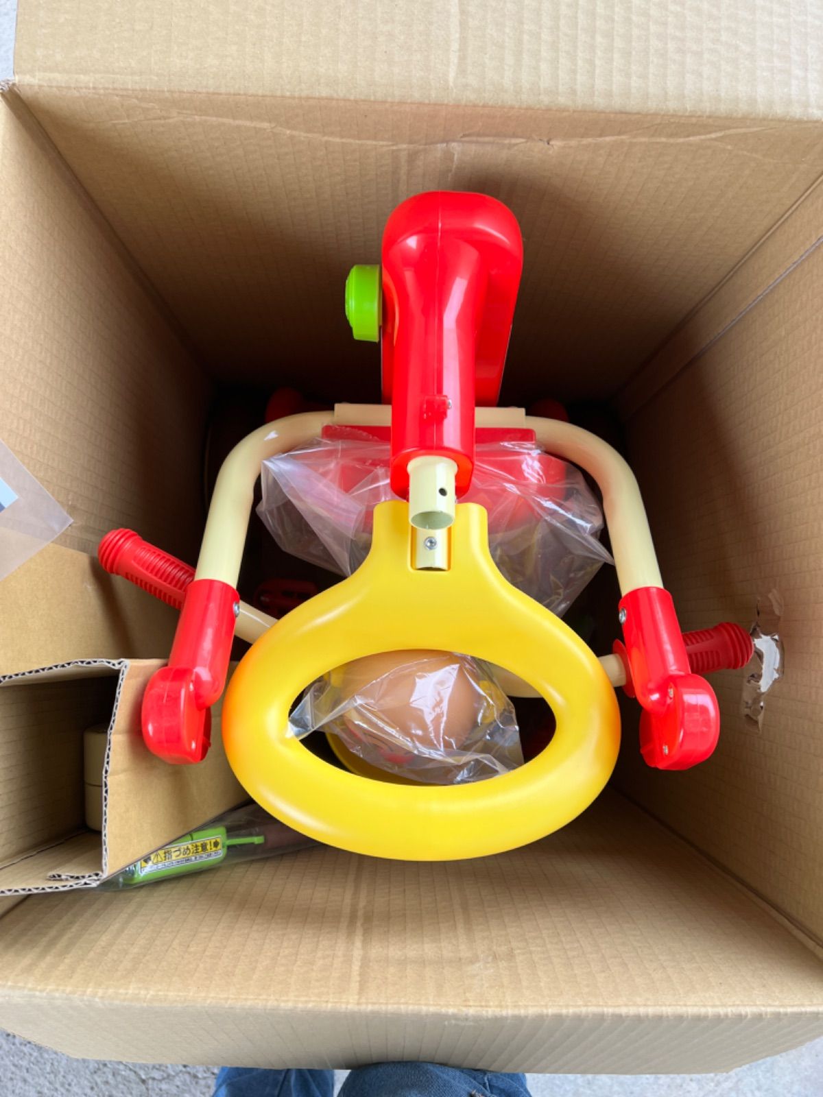【室内使用品】それいけ！アンパンマン オールインワンUP3　折りたたみ三輪車 エムアンドエム 三輪車 折りたたみ アンパンマン オールインワン