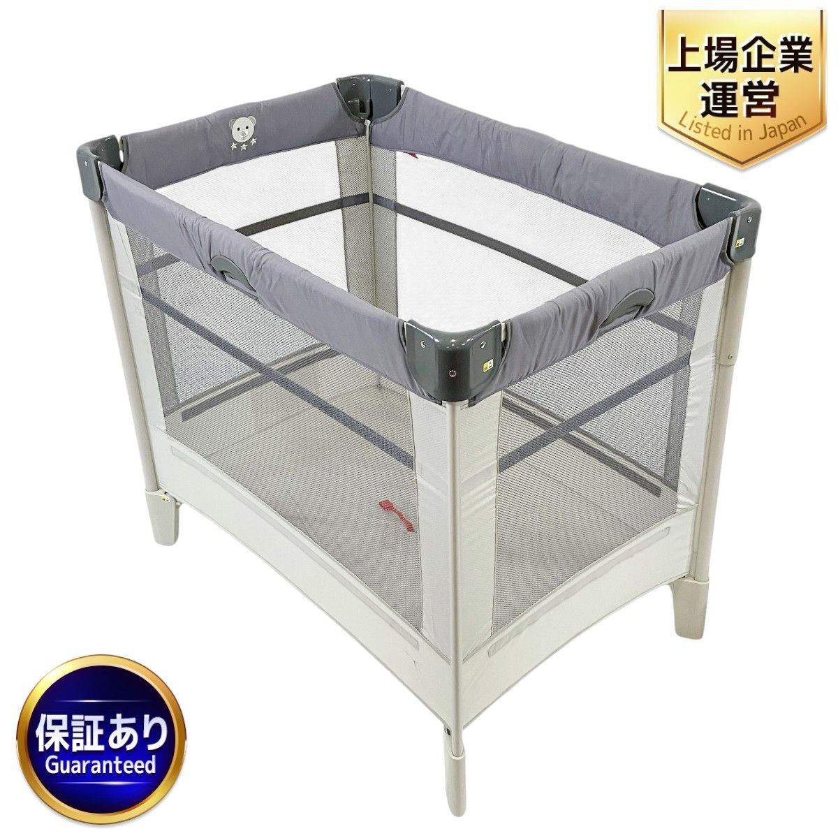 【完品・美品】Aprica ココネル エアー ベビーベッド 折りたたみ アップリカ ベビーベッド 折りたたみ 持ち運び キャスター付き